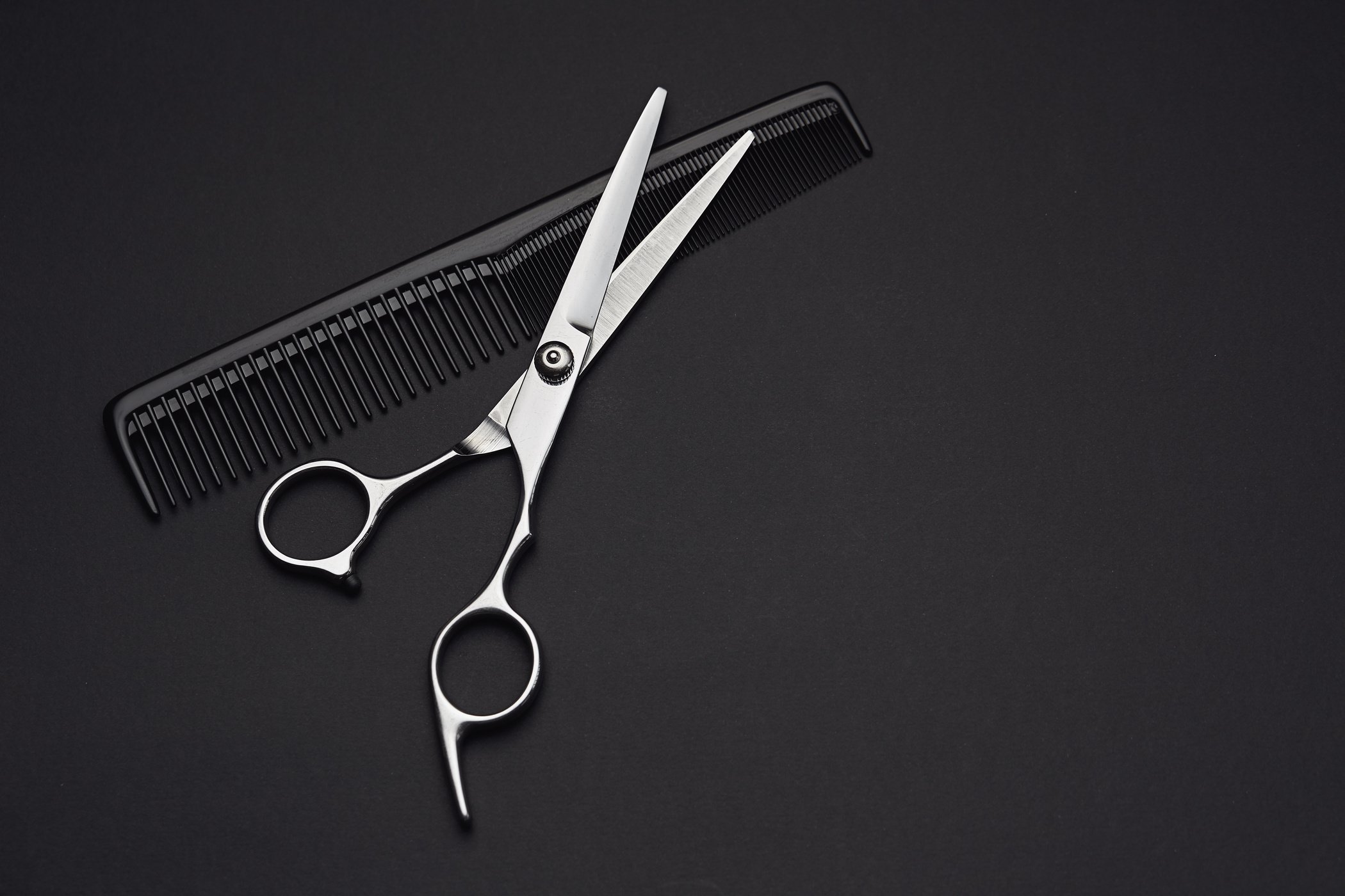 Hairdresser's Scissors and Comb